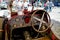 Pre war racecar cockpit at Bergamo Historic Grand Prix 2017