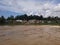 Precarious houses on the banks of the Ozama River