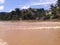 Precarious houses on the banks of the Ozama River