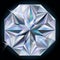 Precious diamond stone, vector