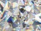 Precious diamond structure extreme closeup and kaleidoscope