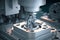 Precision in Action: Illustration of a Modern CNC Milling Machine