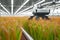 Precision agriculture Smart robotic farmers illustrate advanced farm automation technology