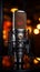 Precision captured: A closeup shot showcases the microphone\\\'s elegant craftsmanship.