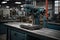 precision grinding and milling in industrial manufacturing. AI generated