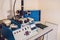 Precision micrometer grinder polishing machine with an optical m