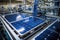 Precision in motion: conveyor in solar panel production, generative ai