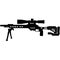 Precision rifle, military sniper rifle Vudoo Gun Works .22lr V22 Rifle featuring an 18 MTU profile long barrel rifle.