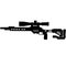 Precision rifle, military sniper rifle Vudoo Gun Works .22lr V22 Rifle featuring an 18 MTU profile long barrel rifle.