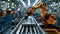 Precision Robotics in Modern Manufacturing. Concept Robotics, Modern Manufacturing, Precision