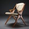 Precisionist Style Folding Chair With Realistic Detailed Rendering