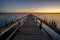 Predawn light from fishing pier, Reelfoot Lake State Park