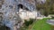 Predjama Castle, Grad Predjama built within a cave mouth near Postojna. Renaissance castle