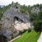 Predjama Castle is a Renaissance castle built within a cave mouth in south-central Slovenia