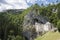 Predjama castle in the rock