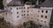 Predjama Castle in Slovenia - Aerial shot