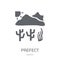 Prefect icon. Trendy Prefect logo concept on white background fr