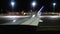 Preflight flaps check at plane, up and down movement while drive to fly start position