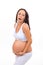 Pregnancy and abdominal pains. Prenatal contractions