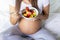 Pregnancy and healthy eating concept