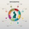 pregnancy infographic. Vector illustration decorative design
