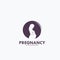 Pregnancy Logo Design Vector Template