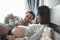 Pregnancy, Moments for relationship of pregnant couple