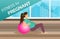 Pregnancy Safe Sport Activity Web Banner Template