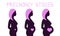 Pregnancy stages infographics