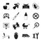 Pregnancy symbols icons set, simple style