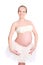 Pregnant ballet dancer