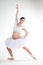 Pregnant ballet dancer