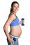 Pregnant Fitness Girl