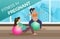 Pregnant Friends Training Together Web Banner
