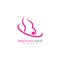 Pregnant logo template vector icon illustration design.