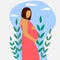 Pregnant woman. Childbirth, medicine