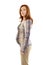 Pregnant woman fashion redhead portrait