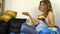 Pregnant woman, pregnancy hormones cause change eating whim