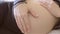 Pregnant woman\'s belly in 9th month pregnancy