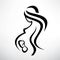 Pregnant woman symbol