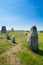 Prehistoric burial ground, Sweden.