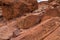 Prehistoric Bushman engravings, rock painting at Twyfelfontein, Namibia - Lion Plate and other animals and symbols