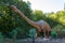 Prehistoric dinosaur Brachiosaurus in nature