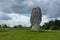 Prehistoric megalithic menhir