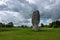 Prehistoric megalithic menhir