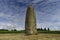 Prehistoric menhir of Champ-Dolent in the French town of Dol-de-Bretagne.