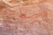 Prehistoric rock painting of the Trinidad deer in Canon La Trinidad near Mulege, Baja California Sur, Mexico