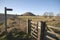 The prehistoric Silbury Hill near Avebury in Wiltshire England