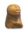 Prehistorical Sculptures Ancient Culture, Lepenski Vir.Selective focus