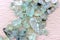 Prehnite jewel heap up